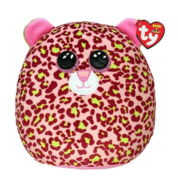 TY Squishy Beanies Pembe Leopar Lainey Peluş 25 cm.
