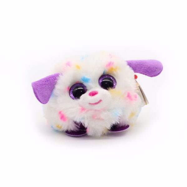 TY Puffies Munchkin Beyaz Köpek 7 cm.