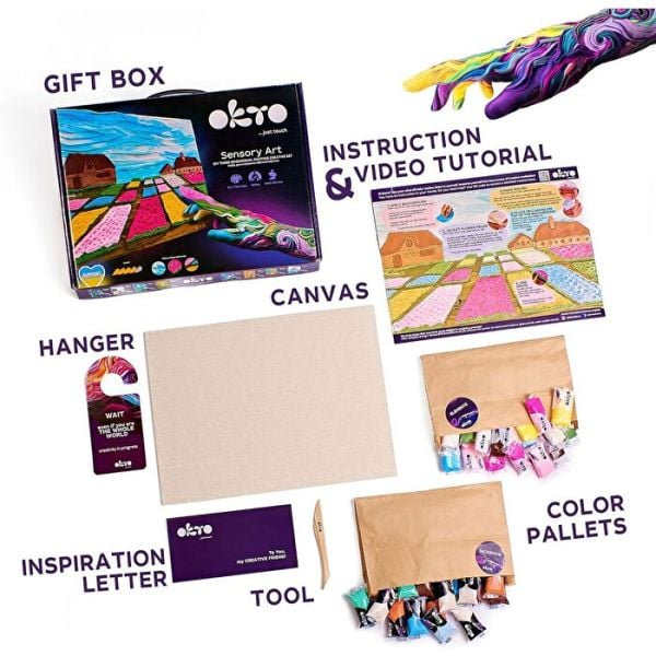 Flower Beds in Holland 3D Duyusal Sanat Seti