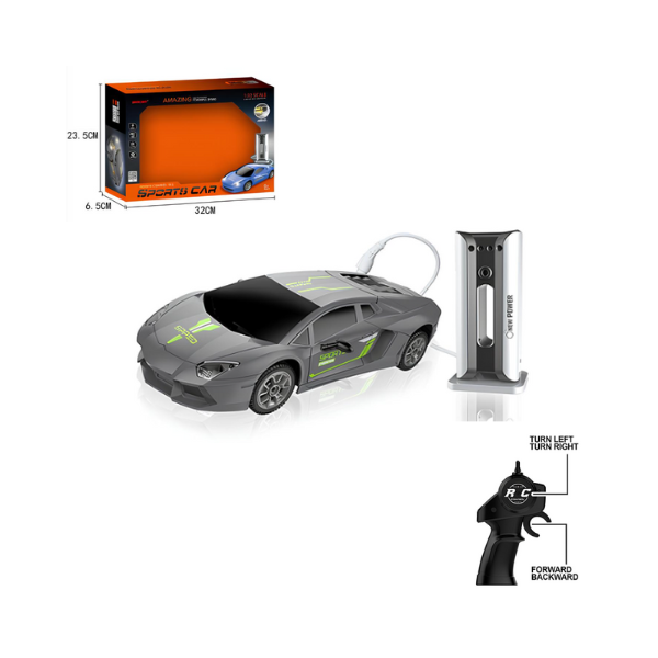 1:24 Uzaktan Kumandalı Sport Drift Car - Gri & Sarı