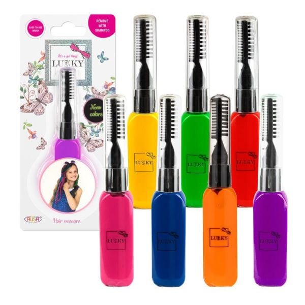 Lukky Neon Pembe Saç Boyama Maskarası