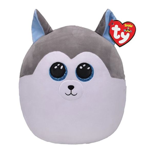 TY Squishy Beanies Gri Sibirya Kurdu Slush Peluş 25 cm.