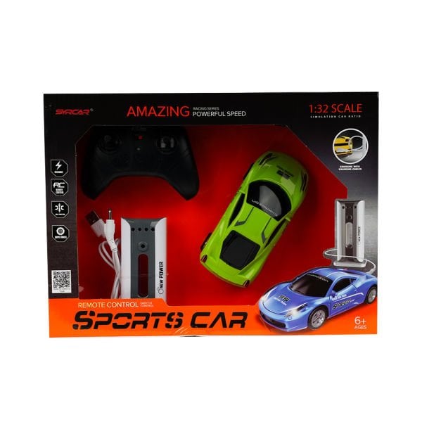 1:24 Uzaktan Kumandalı Sports Car - Yeşil & Mavi