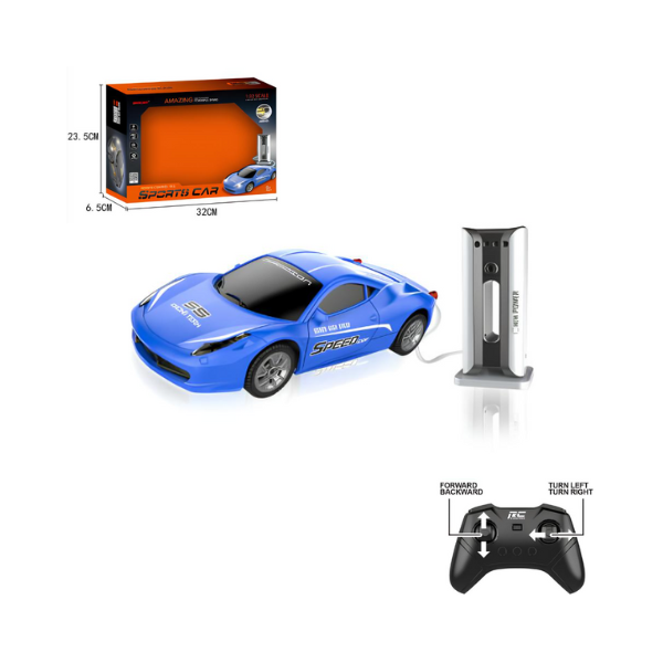 1:24 Uzaktan Kumandalı Sports Car - Yeşil & Mavi
