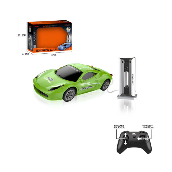 1:24 Uzaktan Kumandalı Sports Car - Yeşil & Mavi