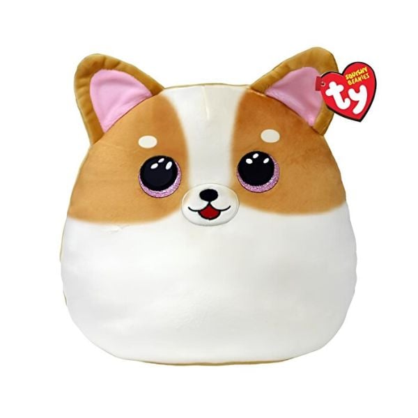 TY Squishy Beanies Tanner Beyaz Kahverengi Squishy 25 cm.