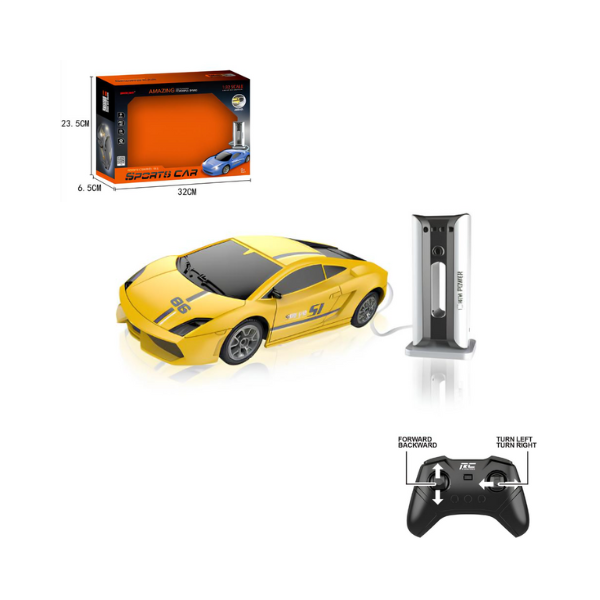 1:24 Uzaktan Kumandalı Sports Car - Siyah & Sarı