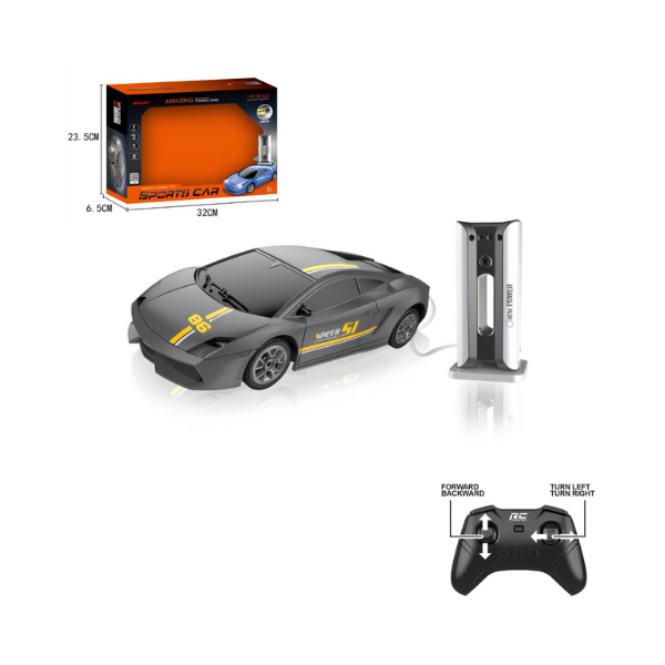 1:24 Uzaktan Kumandalı Sports Car - Siyah & Sarı