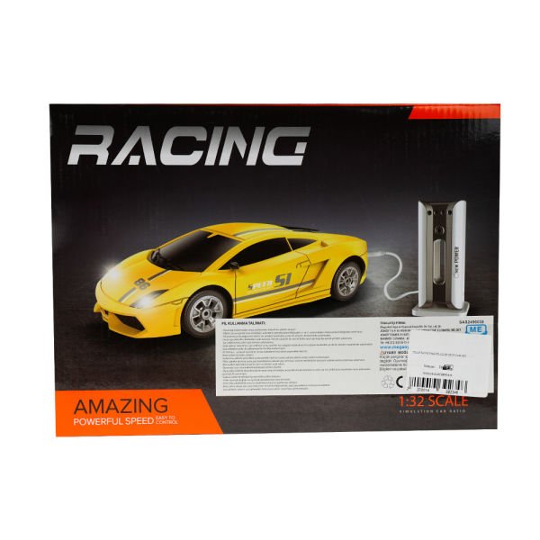 1:24 Uzaktan Kumandalı Sports Car - Siyah & Sarı