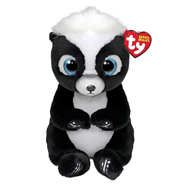 TY Beanie Bellies Siyah Beyaz Kokarca Rukus Peluş 20 cm.