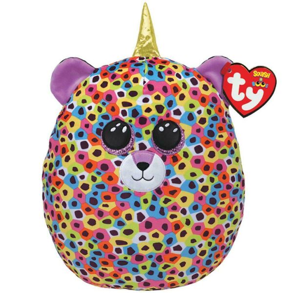 TY Squishy Beanies Rengarenk Benekli Leopar Giselle Peluş 25 cm.