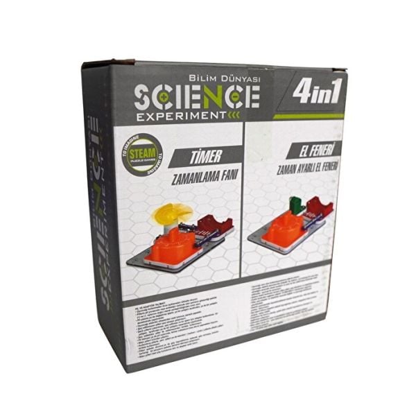 4ü 1 Arada Zamanlayıcı Bilimsel Deney