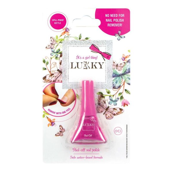 Lukky Pastel Pembe Soyulabilir Oje