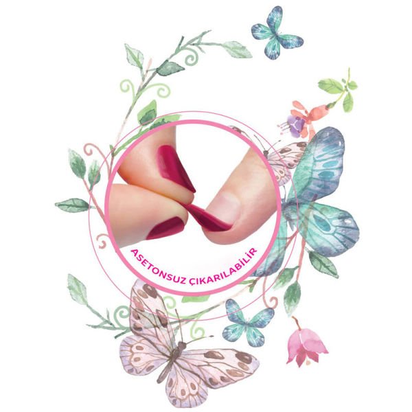 Soyulabilir Oje - Parlak Pembe