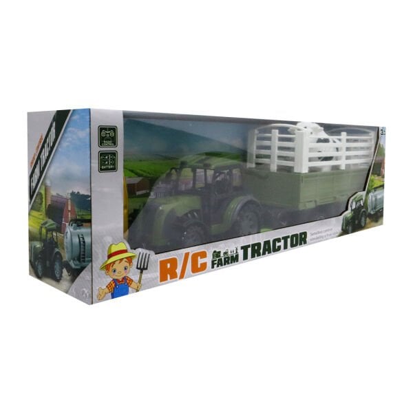2.4GR/C BATTERY FARM TRACTOR WITH ACCESSORIES