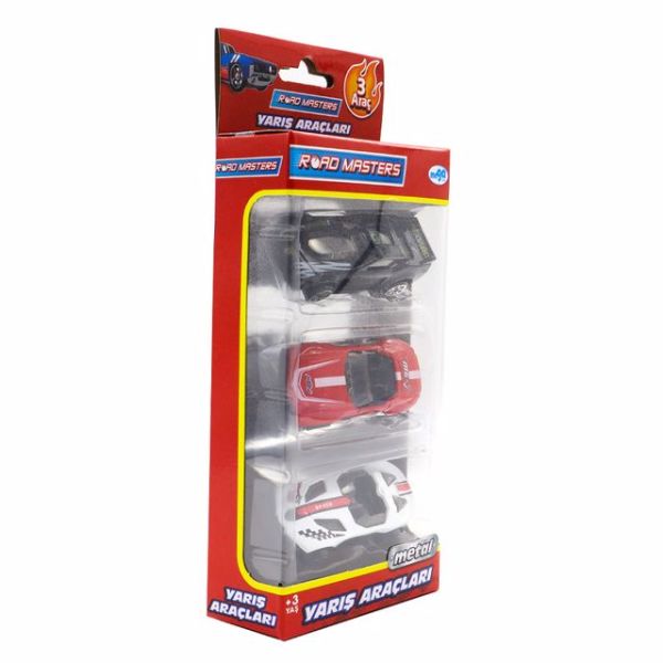 Üçlü Yarış Araçları (2 Asorti)