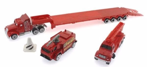 Metal Tırlı ve Söndürücülü İtfaiye Seti