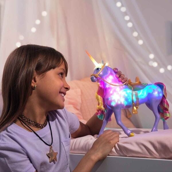 Unicorn Academy Sesli ve Işıklı Unicorn Wildstar 28 cm.