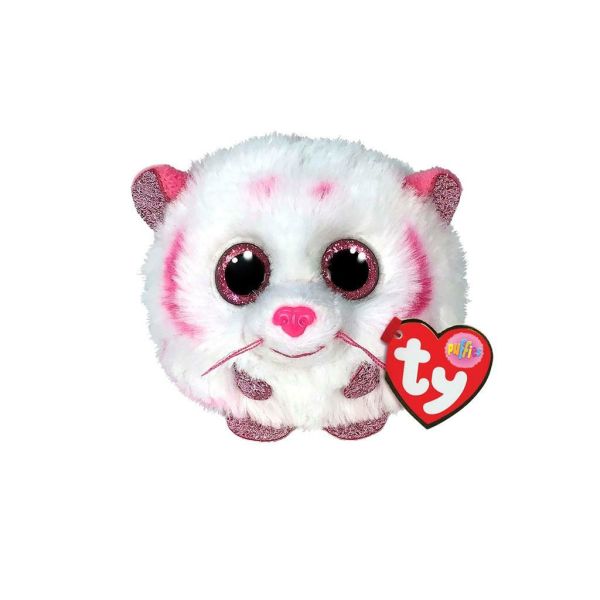 TY Puffies Beyaz Kaplan Tabor Peluş 7 cm.