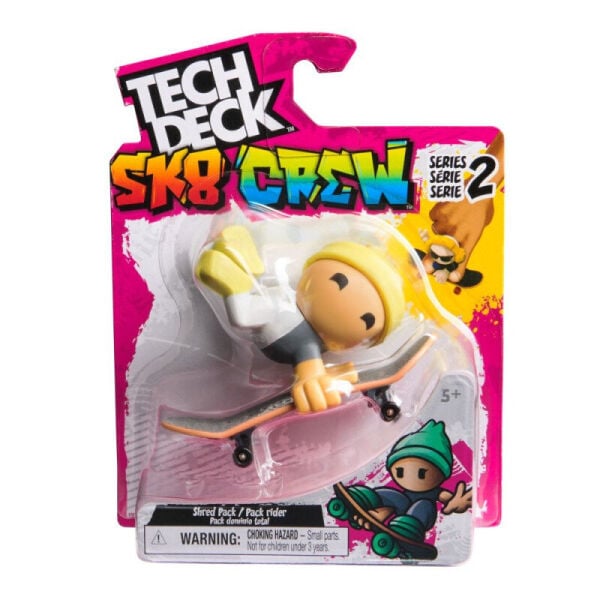 Tech Deck SK8 Crew Figürlü Parmak Kaykayı (6 Asorti)