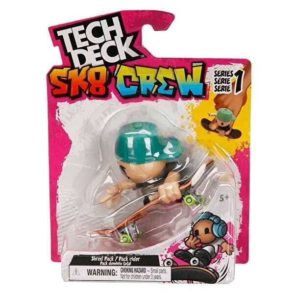 Tech Deck SK8 Crew Figürlü Parmak Kaykayı (6 Asorti)