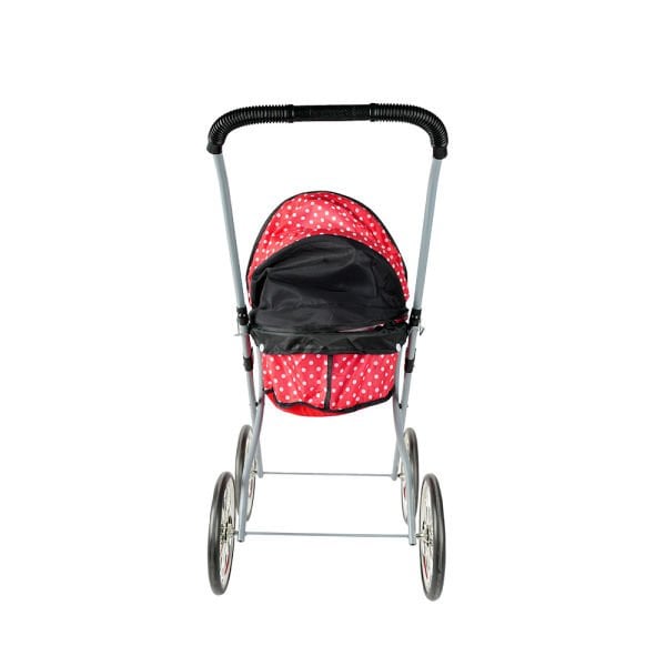 Kapasiteli Gümüş Tekerlekli Bebek Arabası - 50 Kg Taşıma Kapasiteli