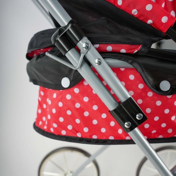 Kapasiteli Gümüş Tekerlekli Bebek Arabası - 50 Kg Taşıma Kapasiteli