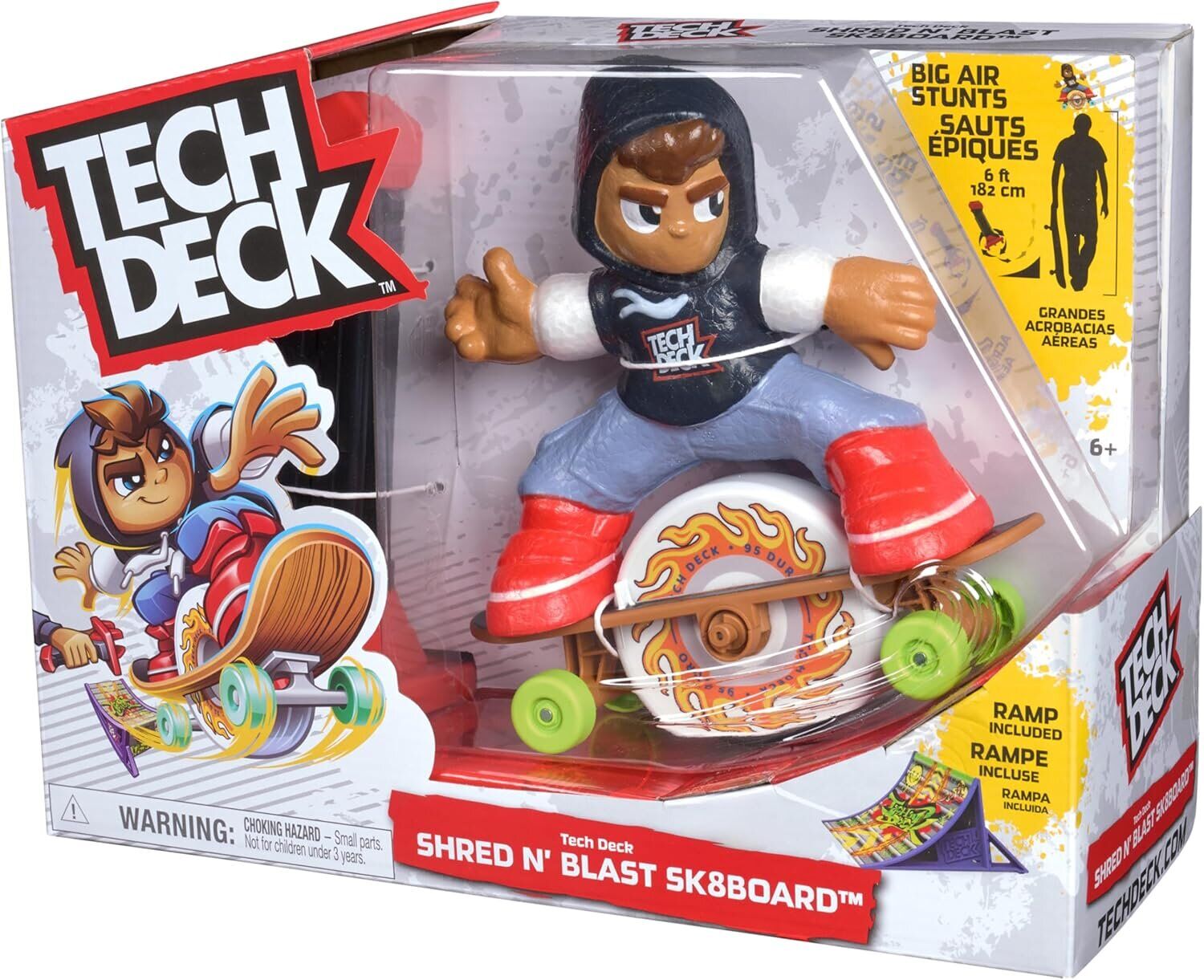Tech Deck Shred N’ Blast Rampalı Parmak Kaykay Seti