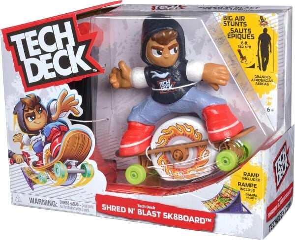 Tech Deck Shred N’ Blast Rampalı Parmak Kaykay Seti