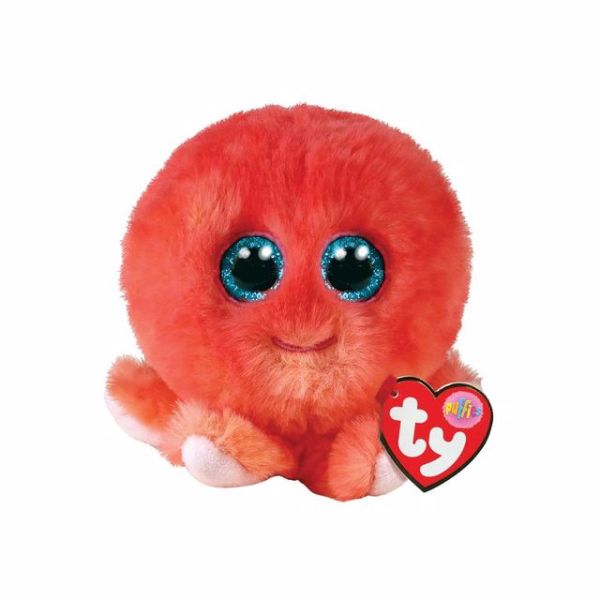 TY Puffies Mercan Ahtapot Sheldon Peluş 7 cm.