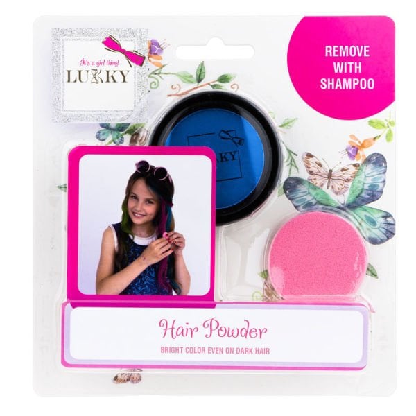 LUKKY SPONGE HAIR CHALK NEON BLUE