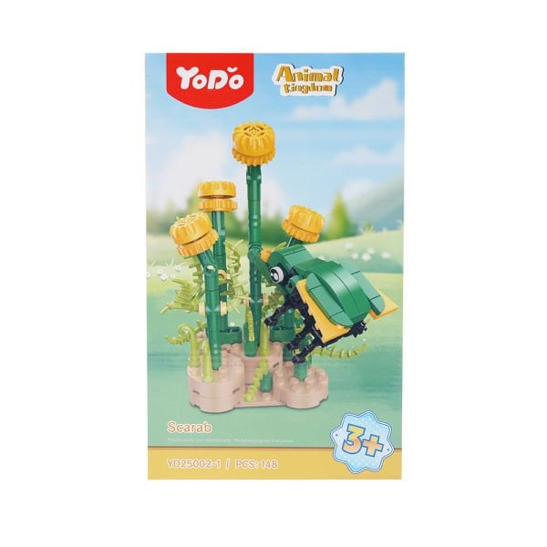 Blok Çiçek Altın Scarab 148 Parça