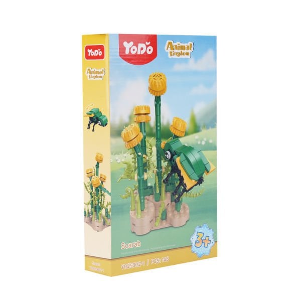 Blok Çiçek Altın Scarab 148 Parça