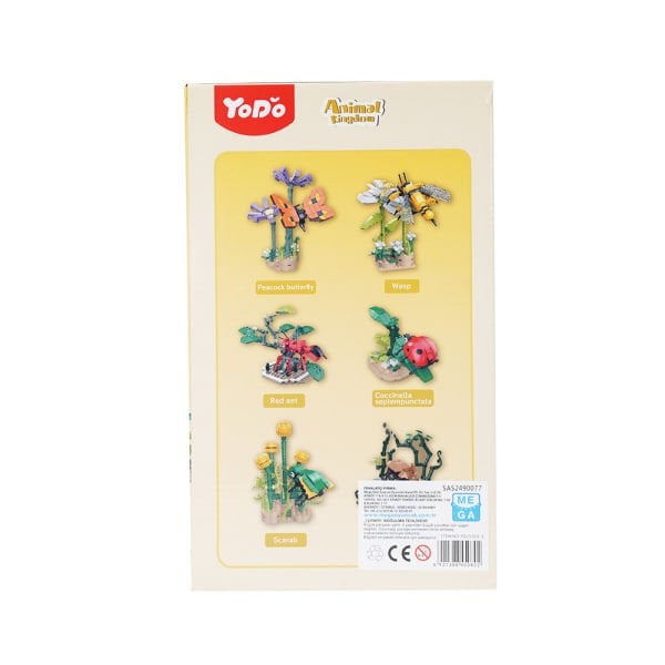 Blok Çiçek Altın Scarab 148 Parça