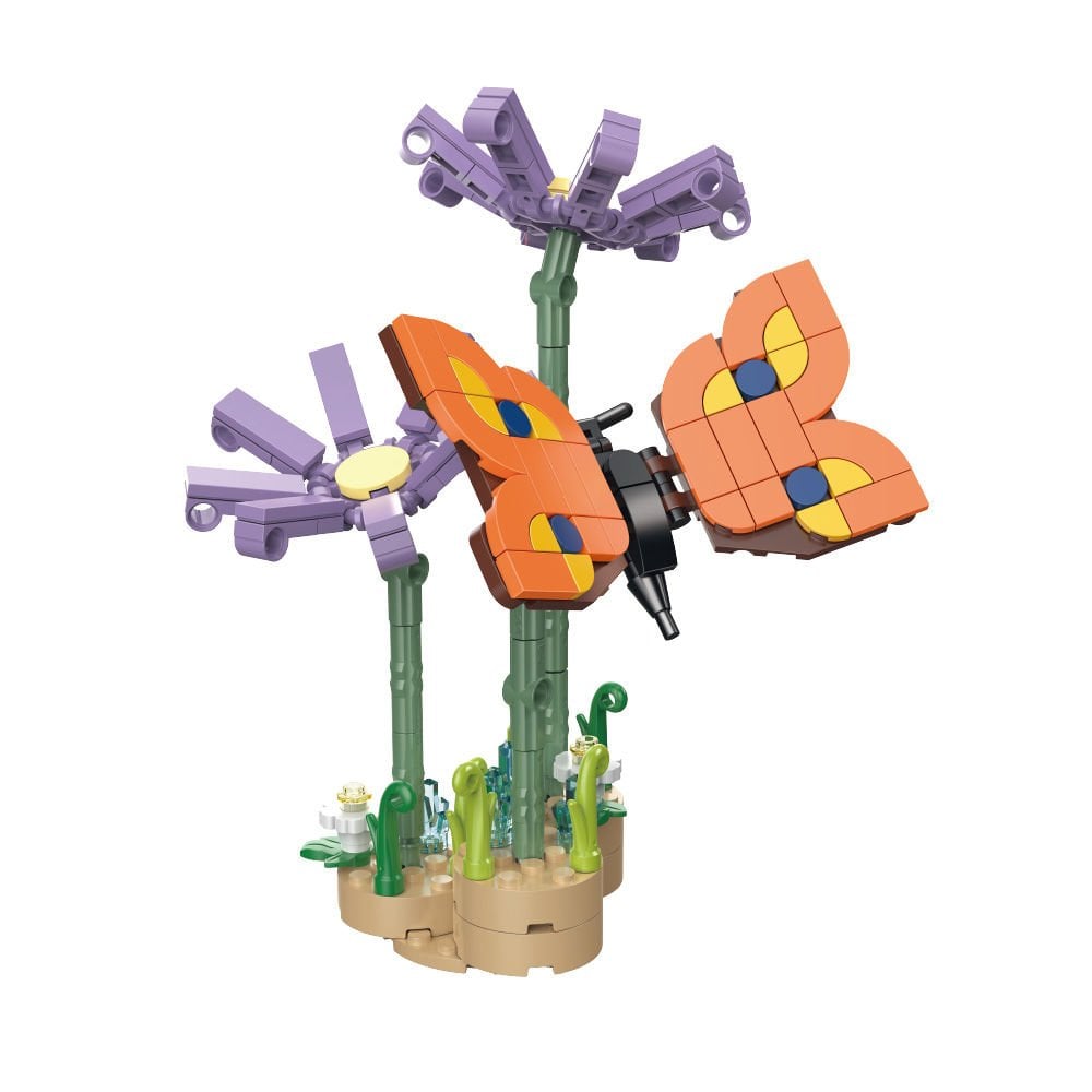 Blok Çiçek Kelebek 173 Parça