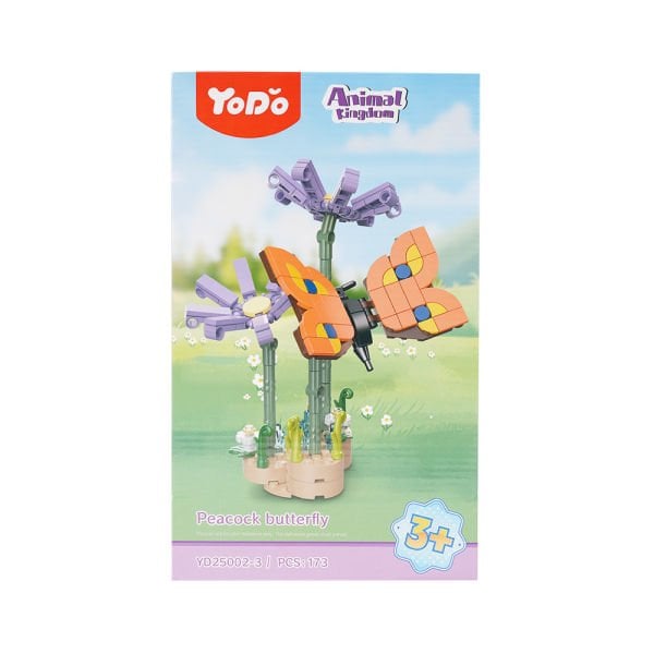 Blok Çiçek Kelebek 173 Parça