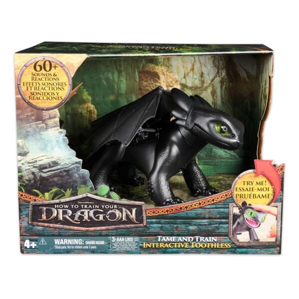Sesli ve Işıklı Ejderhanı Nasıl Eğitirsin İnteraktif Toothless Dişsiz Figür
