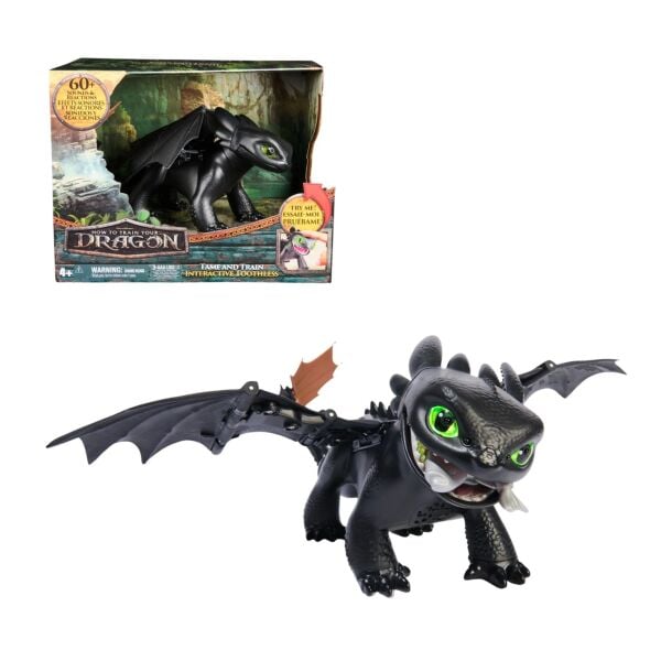 Sesli ve Işıklı Ejderhanı Nasıl Eğitirsin İnteraktif Toothless Dişsiz Figür