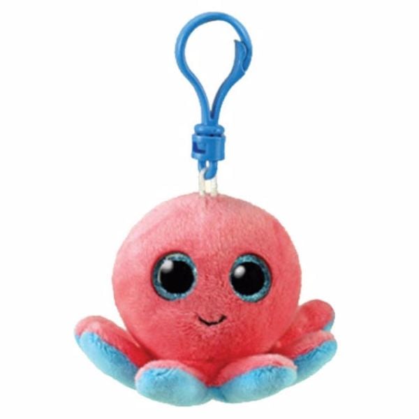TY Beanie Boos Mercan Ahtapot Sheldon Peluş Anahtarlık 12 cm.