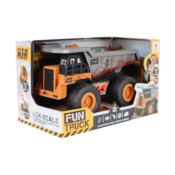 Fun Truck Sesli ve Işıklı Pilli İnşaat Taşıyıcı