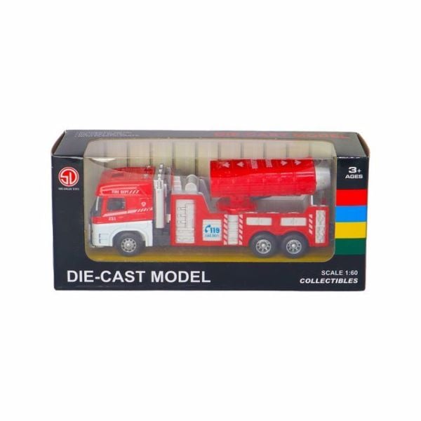 1:60 Çek Bırak İtfaiye Aracı (4 Asorti)