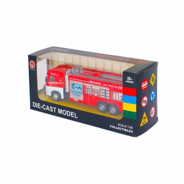 1:60 Çek Bırak İtfaiye Aracı (4 Asorti)