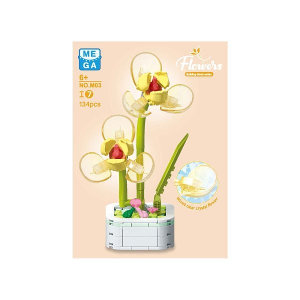 Kristal Çiçekler Yapı Blokları (8 Asorti)