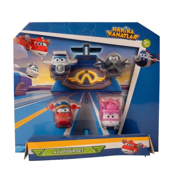 Dörtlü Figür Seti (Ajan Chase, Paul, Flip, Dizzy)
