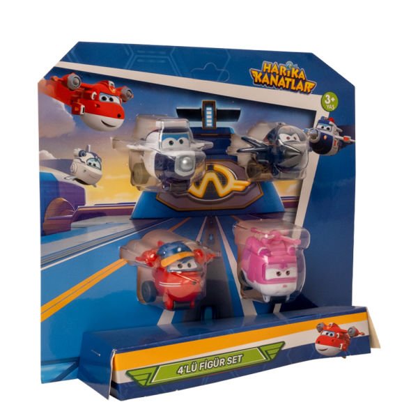 Dörtlü Figür Seti (Ajan Chase, Paul, Flip, Dizzy)