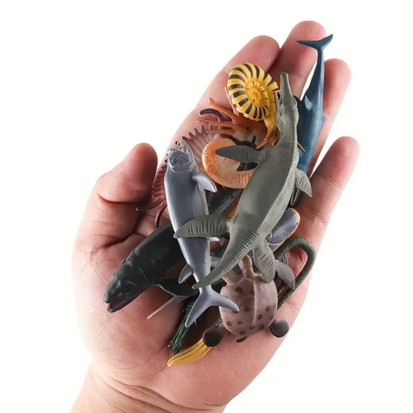 12 Parça Tüpte Deniz Hayvanları Seti