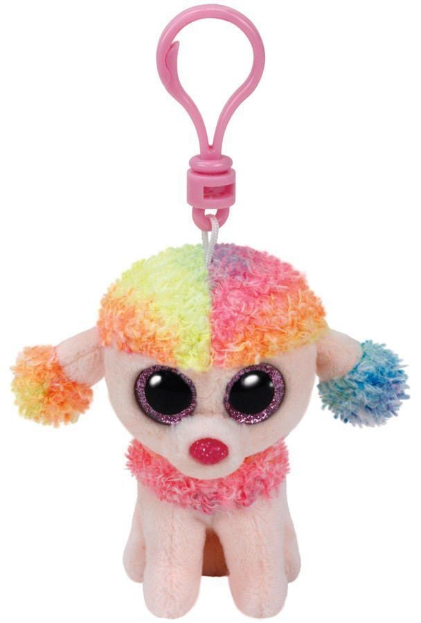 TY Beanie Boos Rainbow Rengarenk Kaniş Anahtarlık 12 cm.