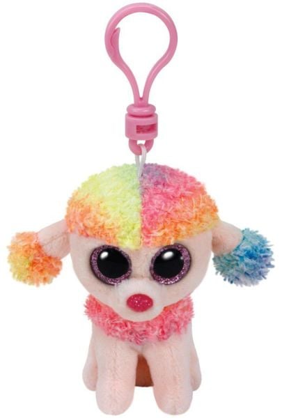 TY Beanie Boos Rainbow Rengarenk Kaniş Anahtarlık 12 cm.