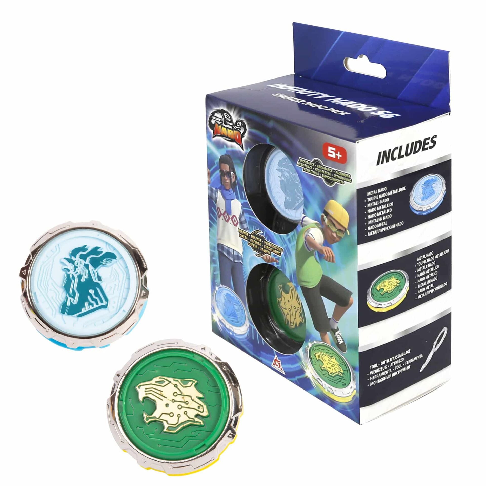 Infinity Nado Başlangıç Paketi - Gold Warrior Phoenix  & Lightning Leopard (Altın Kahraman Anka Kuşu & Yıldırım Leoparı)