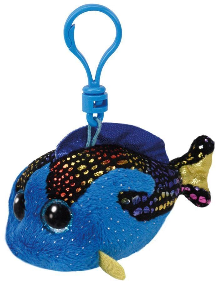 TY Beanie Bellies Mavi Balık Aqua Peluş Anahtarlık 12 cm.